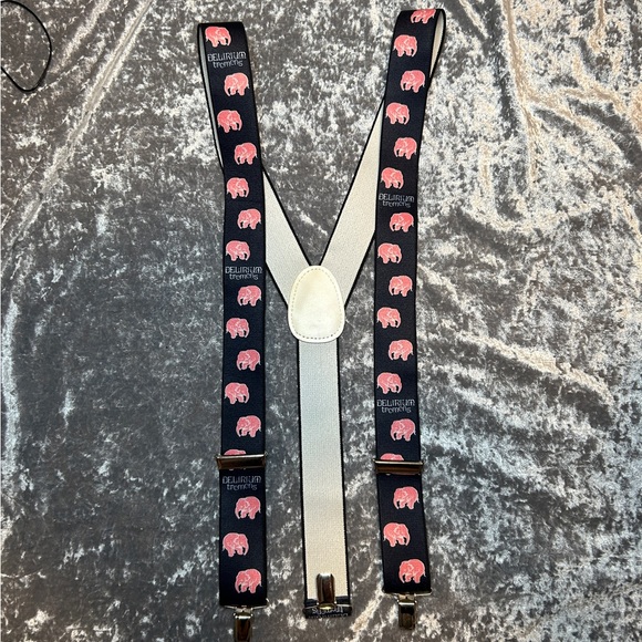 GERMAN BEER ELEPHANT DELIRIUM TREMENS SUSPENDERS - Picture 3 of 4